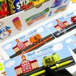 أقلام+لعبة سيارة